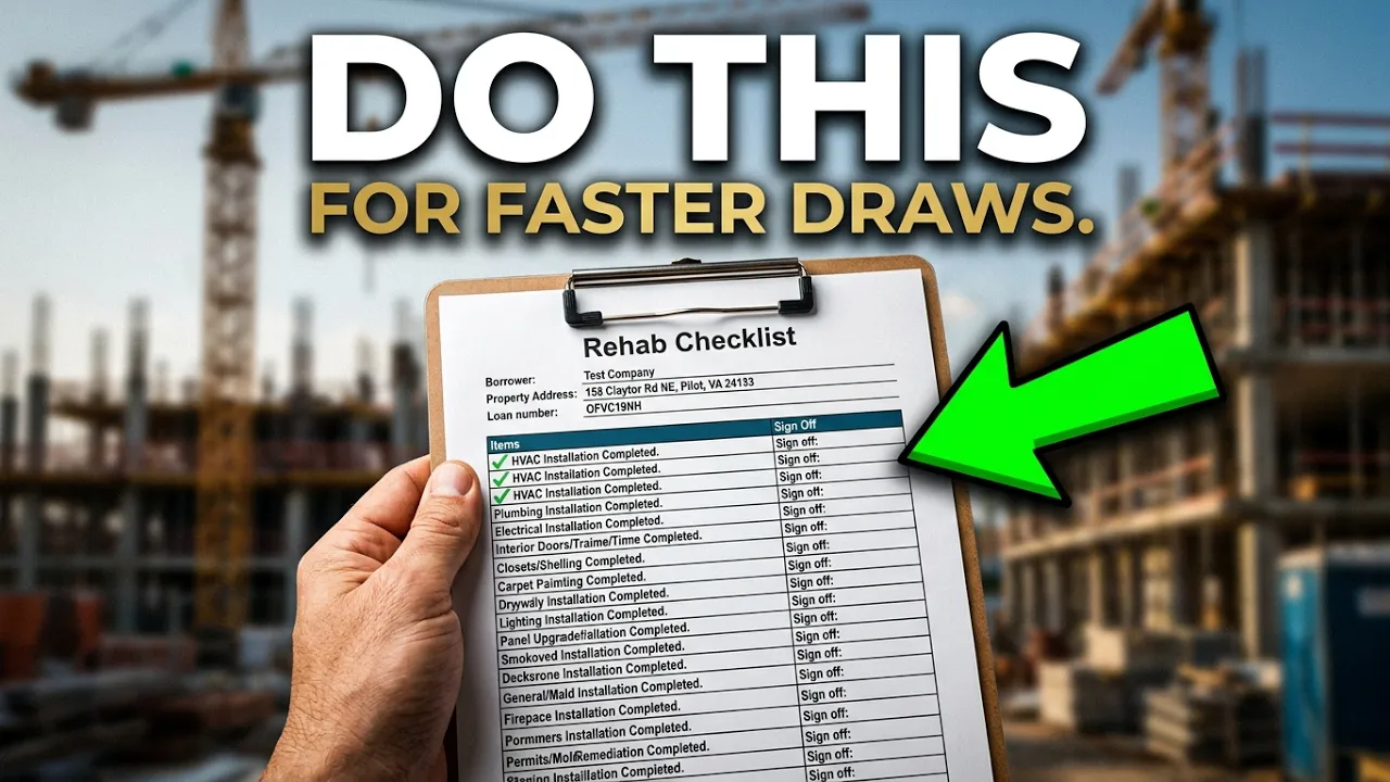 How do draws work? - Get the Most Out of a Rehab Draw